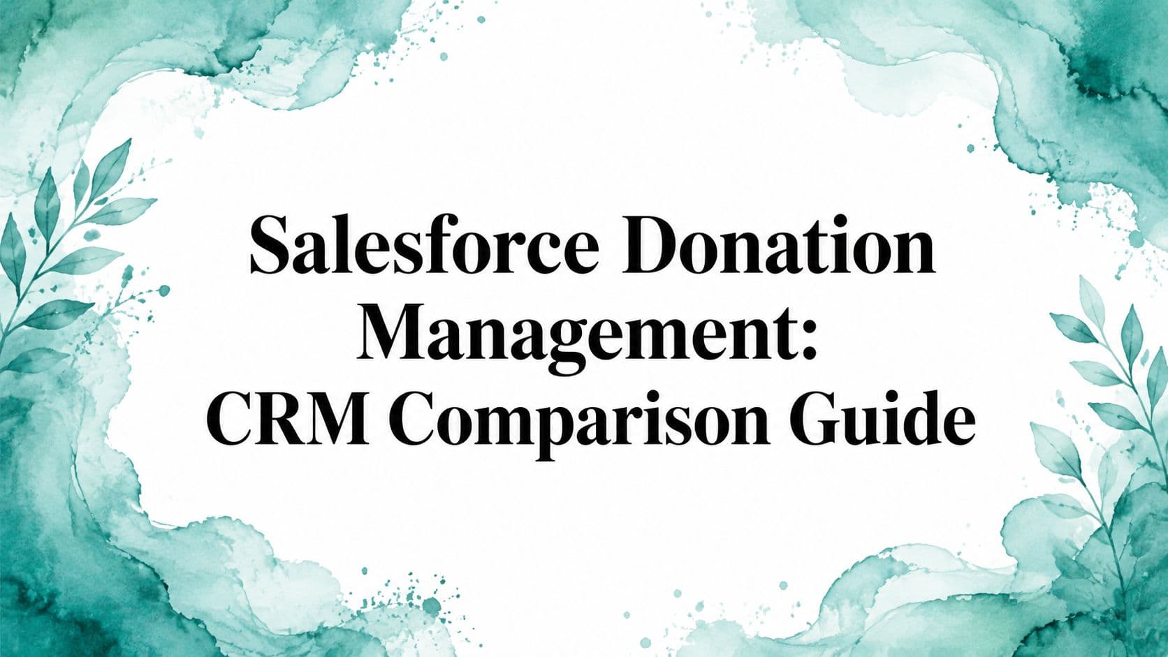 Salesforce Donation Management: CRM Comparison - Alignmint nonprofit software