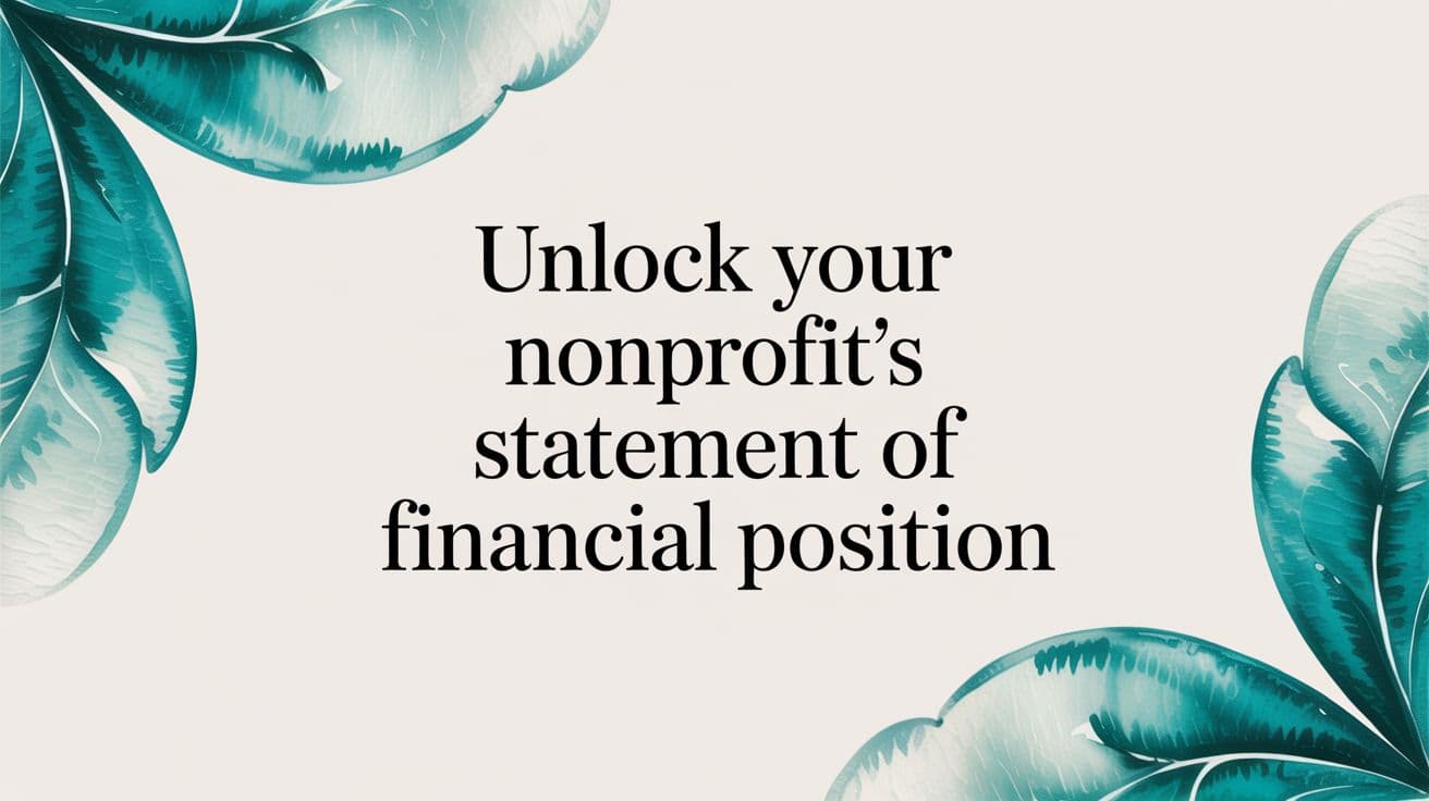 Unlock Your Nonprofit's Statement of Financial