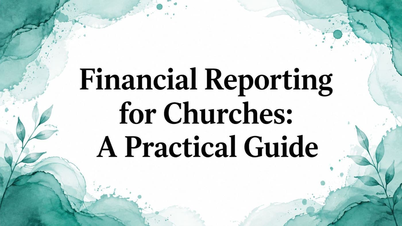 Financial Reporting for Churches Guide - AlignMint nonprofit software